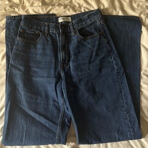 Abercrombie loose high rise Dark Blue Women’s Jeans